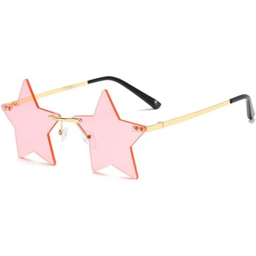 Rimless Star shape Sunglasses Personality Sun Glasses women/men Party Glasses